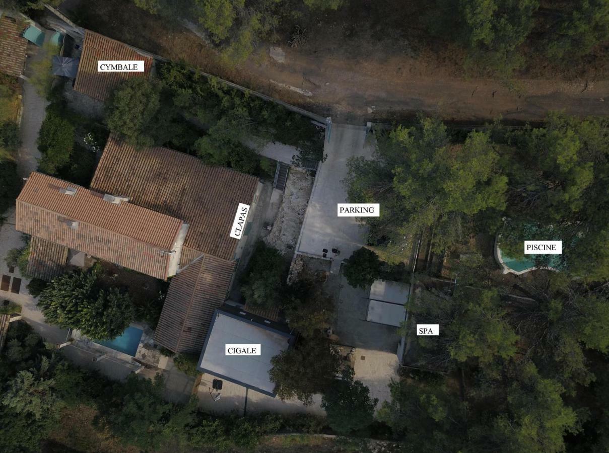Villa Mas du Puech Clapas à Assas Extérieur photo